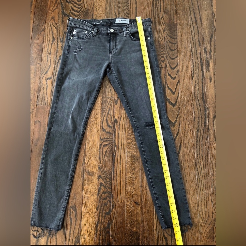 AG Adriano Goldschmied Women’s 28R The Legging Ankle Super Skinny Vintage Black - Picture 10 of 12